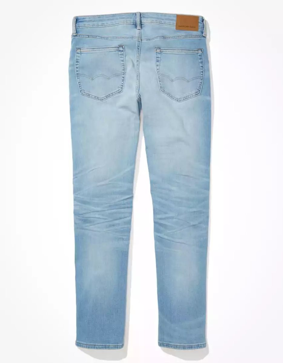 Jean American Eagle AE AirFlexOriginal Droit Bleu Homme | SHC-64604353